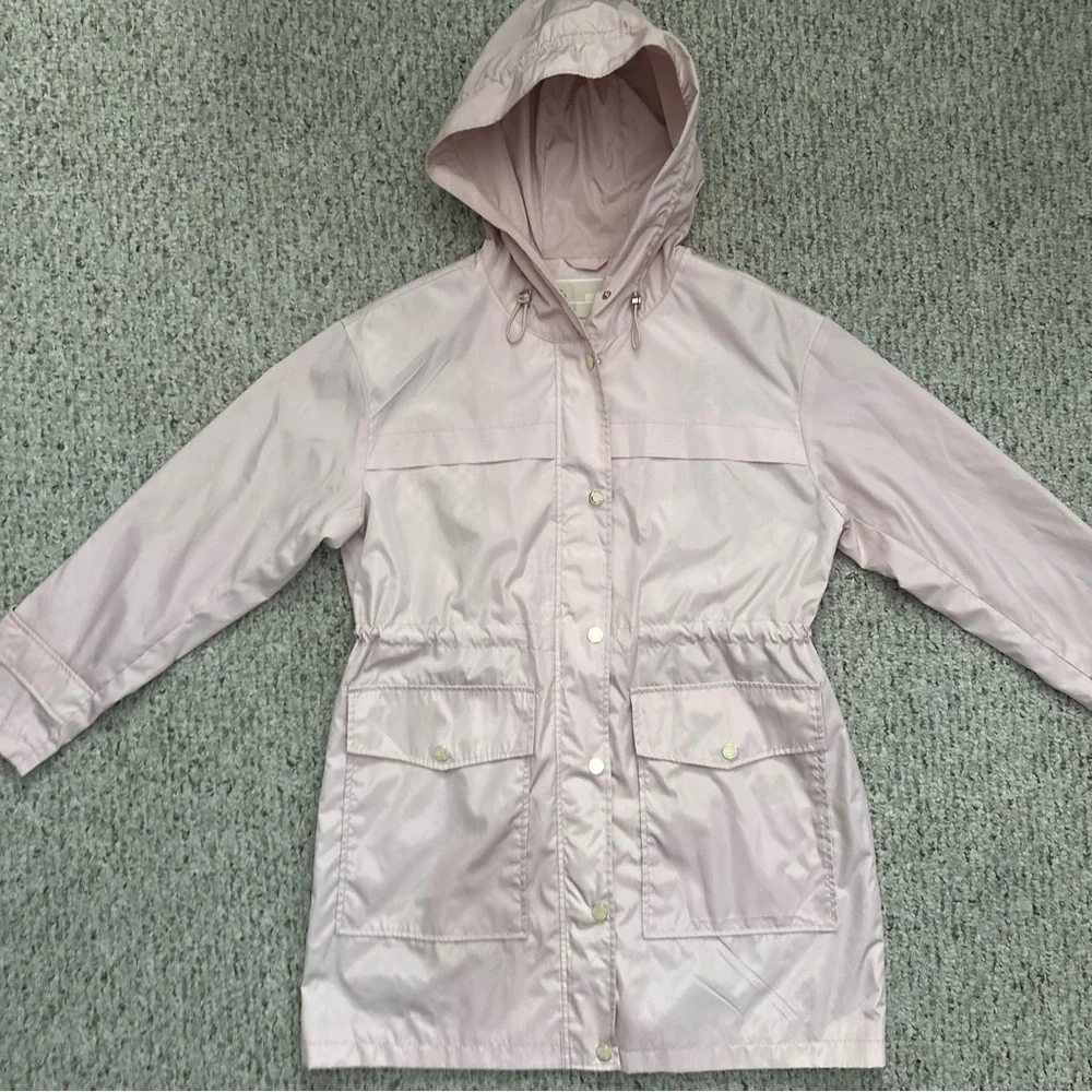 Michael Kors Women’s Rain Coat Pink Size Large - Picture 2 of 11